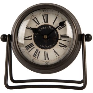 Clayre & Eef 6KL0835 Tischuhr 12x5x11 cm 1xAA Batterie