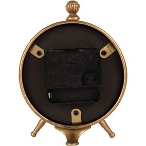 Ceas de masă Clayre & Eef 11x5x15 cm, oțel și sticlă