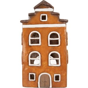 Clayre & Eef 6MG0124 Decorațiune Casă 20x15x34 cm Portocaliu Gri