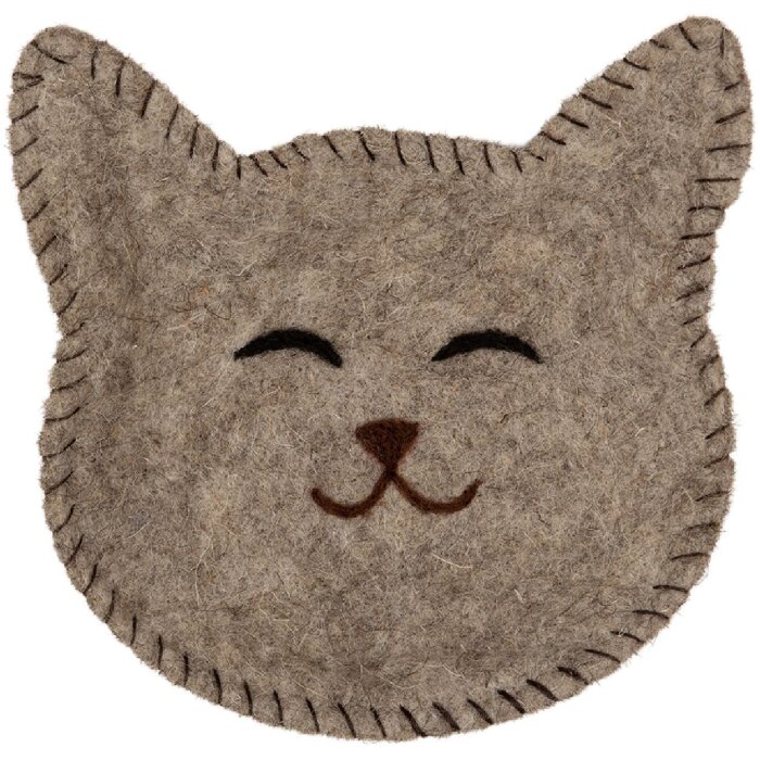 Clayre & Eef 66301 Filz-Schale Hund 15x16x4 cm