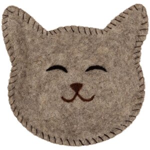 Clayre & Eef 66301 Filz-Schale Hund 15x16x4 cm