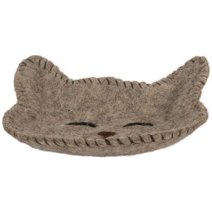 Clayre & Eef 66301 Filz-Schale Hund 15x16x4 cm