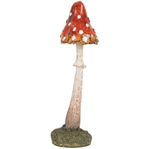 Clayre & Eef 6PR5744 Decorațiune Ciupercă 4x4x12 cm