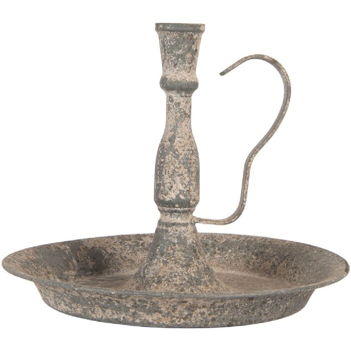 Clayre & Eef 6Y5820 Suport Lumânări Ø 23x19 cm Fier