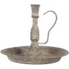 Clayre & Eef 6Y5820 Suport Lumânări Ø 23x19 cm Fier