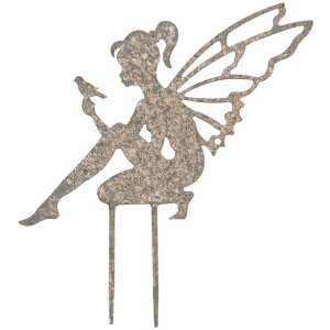 Clayre & Eef 6Y5827 Gartenstecker Elfe 31x1x33 cm
