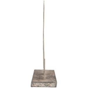 Clayre & Eef Decorațiune Câine 16x8x19 cm Gri Bej