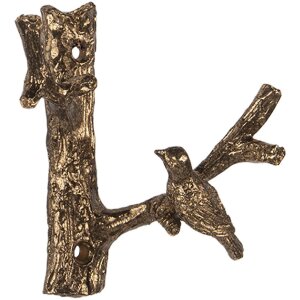 Clayre & Eef 6Y5885 Cârlig de Perete Auriu...