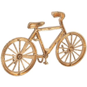 Clayre & Eef 6Y5892 Cuier de Perete Auriu 19x4x12 cm