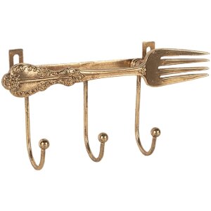 Clayre & Eef 6Y5897 Cuier Perete 3 Agățători Fier...