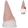 Clayre & Eef 66334 Gnom Decorativ cu LED 10x10x25 cm Roz