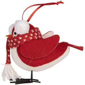 Clayre & Eef 66341 Decorațiune Păsare 12x7x10 cm