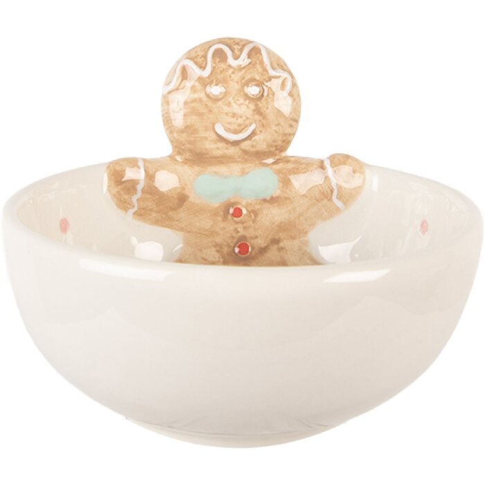 Farfurie Clayre & Eef Ø 13x9 cm / 250 ml, ceramică