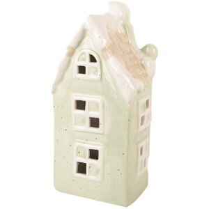 Clayre & Eef 6CE2219GR Dekoration Haus LED 11x9x22 cm Grün