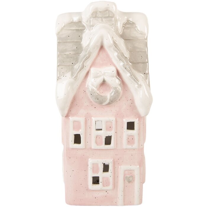 Clayre & Eef Decorațiune Casă LED Roz-Gri 11x10x24 cm