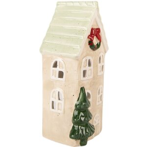 Clayre & Eef 6CE2221 Decorațiune Căsuță Ceramică 9x8x20 cm