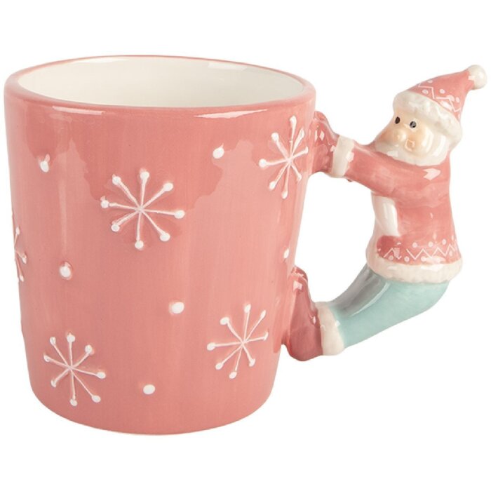 Cană din ceramică Clayre & Eef 15x10x11 cm 400 ml