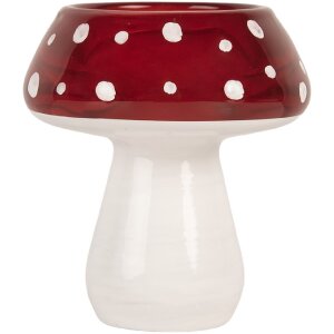 Clayre & Eef 6GL5199 Teelichthalter Pilz Ø 7x7...