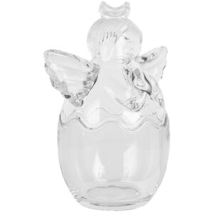 Clayre & Eef 6GL5201 Vorratsglas mit Deckel 15x10x18 cm