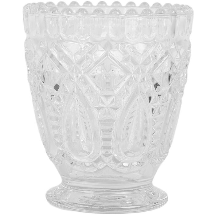 Clayre & Eef 6GL5208 Suport Lumânări Sticlă 9x10 cm