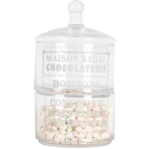 Sticlă de depozitare Clayre & Eef 6GL5209 Ø17x30 cm