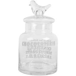 Clayre & Eef 6GL5210 Vorratsglas mit Deckel Ø...