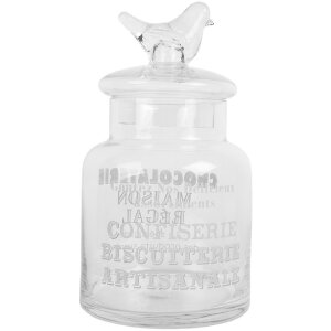 Sticlă de stocare Clayre & Eef 6GL5210, Ø 13x23 cm