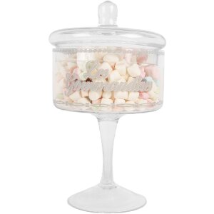 Sticlă de depozitare Clayre & Eef cu capac Ø 13x24 cm