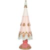 Clayre & Eef 6PR5399 Dekoration Weihnachtsbaum Ø 10x30 cm Rosa