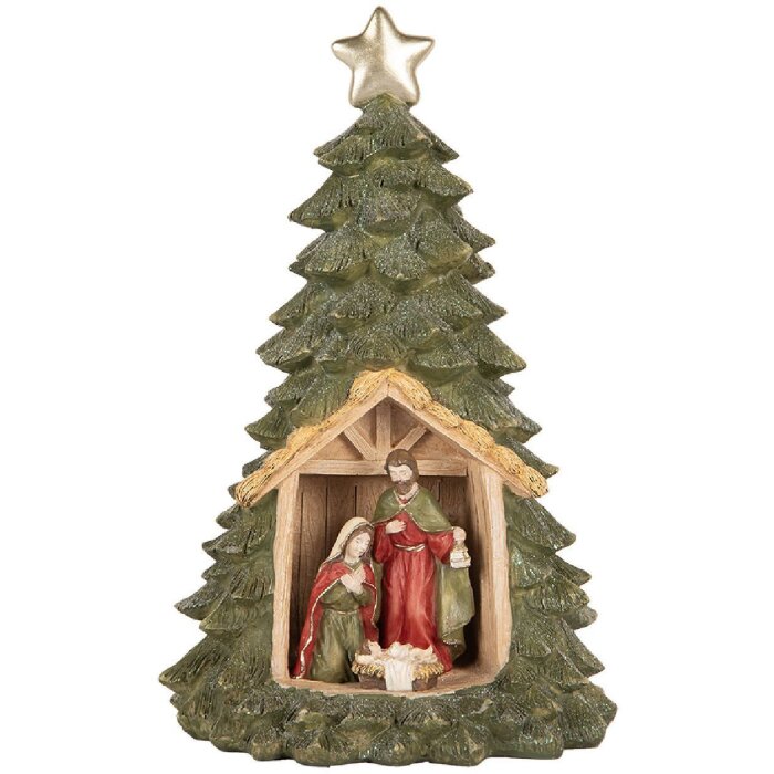 Decorare copac de Crăciun cu LED Clayre & Eef 15x24 cm