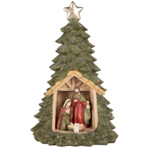 Decorare copac de Crăciun cu LED Clayre & Eef 15x24 cm