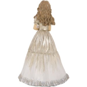 Decorativă copil bej cu accente argintii 14x11x22 cm - Clayre & Eef