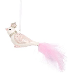 Clayre & Eef 6PR5657 Dekoration Anhänger Vogel...
