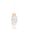 Clayre & Eef 6PR5659 Dekoration Hänger Kind Rosa 5x4x11 cm
