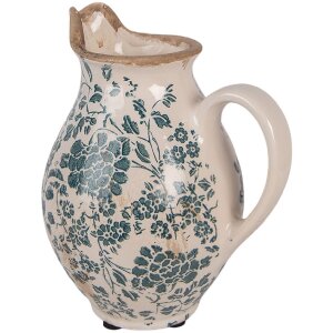 Clayre & Eef 6CE2237S Dekoration Kanne 16x12x19 cm...