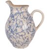 Clayre & Eef 6CE2238M Dekoration Kanne 21x16x24 cm Beige-Blau
