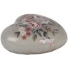 Clayre & Eef 6CE2242L Dekoration Herz 11x11x4 cm Grau und Rosa