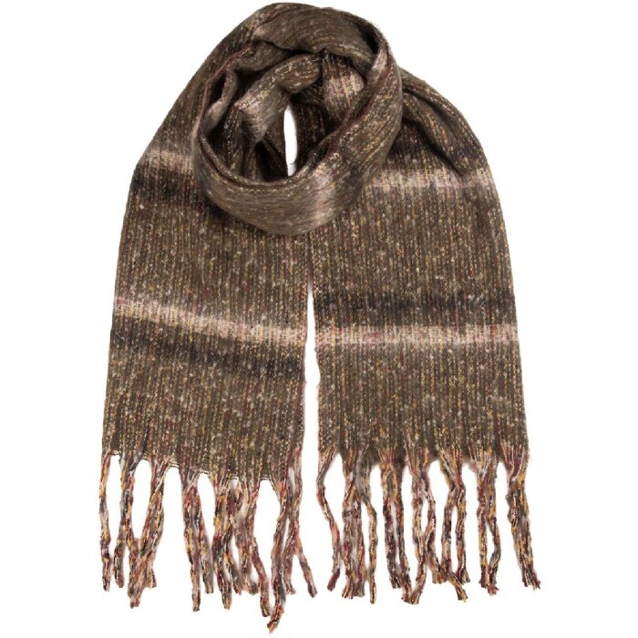 Juleeze JZSC0839CH Schal 50x210 cm braun