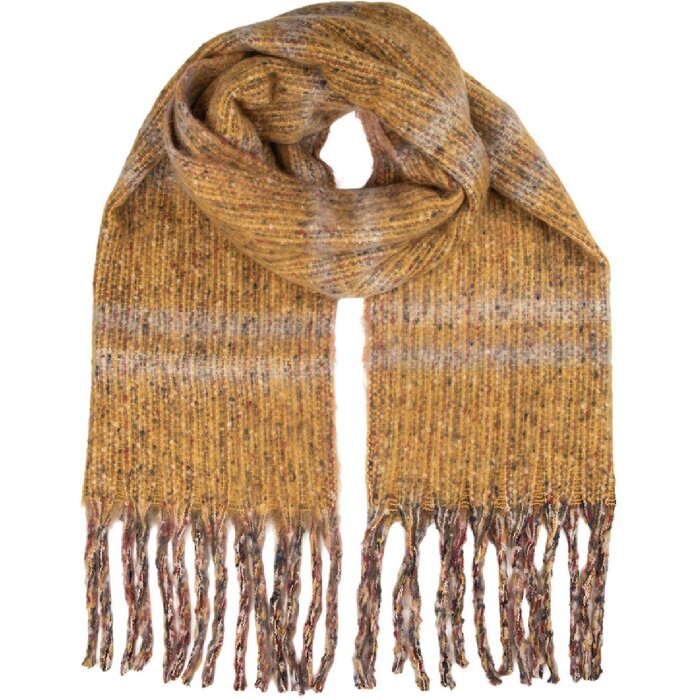 Scărfă femeie Juleeze galbenă 50x210 cm