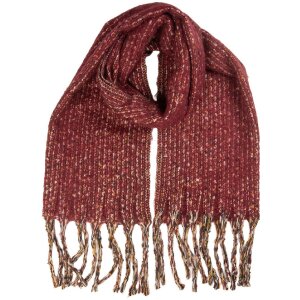 Scărfă Juleeze JZSC0841R, roșie, 50x210 cm