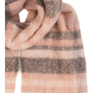 Juleeze JZSC0850 Schal 50x180 cm rosa und grau