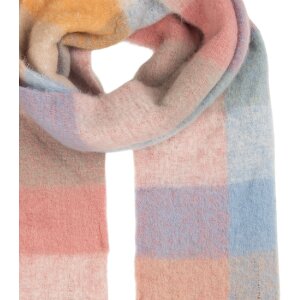 Juleeze JZSC0856P Schal 38x200 cm rosa und blau