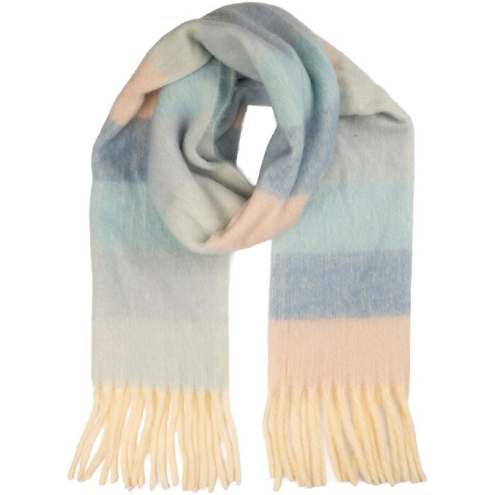 Șal Juleeze JZSC0857 albastru 40x180 cm