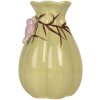 Clayre & Eef 6CE2313 Vase Ø 14x21 cm Grün und Rosa