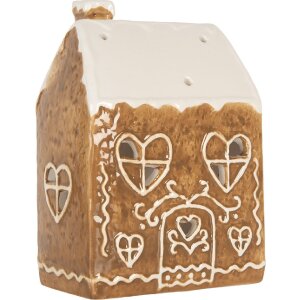 Clayre & Eef 6CE2323 Teelichthalter Haus 12x7x16 cm