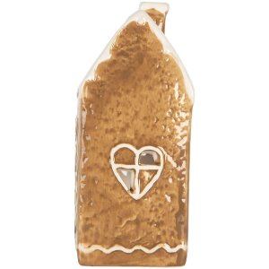 Clayre & Eef Suport Lumânare Casă 12x7x16 cm Ceramică