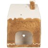 Clayre & Eef Suport Lumânare Casă 12x7x16 cm Ceramică