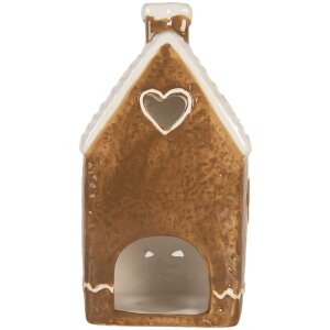 Clayre & Eef Suport Lumânare Casă 11x9x21 cm