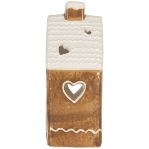 Clayre & Eef Suport Lumânare Casă 11x9x21 cm