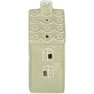Clayre & Eef 6CE2328 Teelichthalter Haus 11x9x21 cm